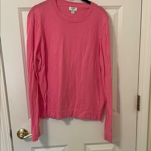 J. Crew Bright Pink Teddie Sweater 2X